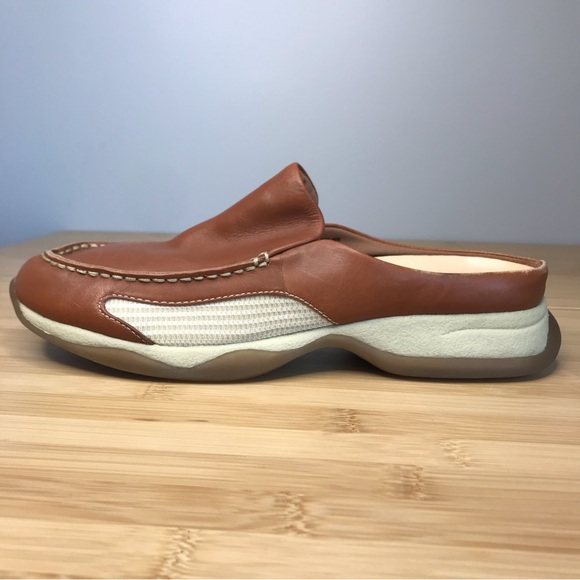 Predictions Leather Collection Soft Leather Clogs Women’s sz 8.5 Comfort Shoes - Picture 2 of 9